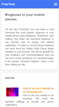Mobile Screenshot of freetone.org