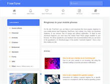 Tablet Screenshot of freetone.org